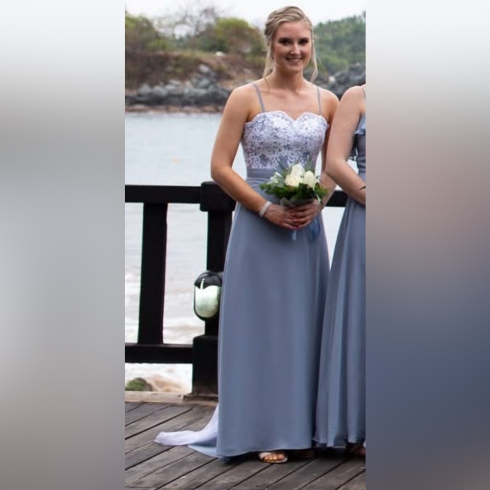 Blue Bridesmaid Dress
